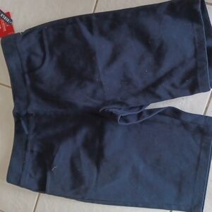 Chaps Size Girls Plus 12.5 Shorts Navy Blue school uniform